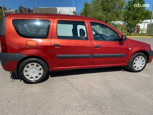Dacia Logan 2008 вишневый - фото 8