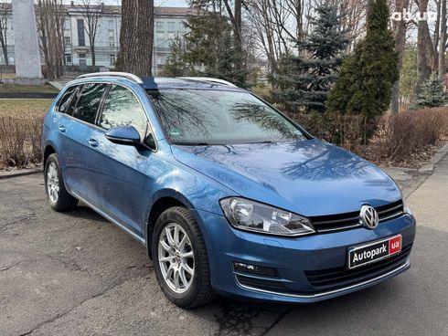 Volkswagen Golf 2015 синий - фото 3