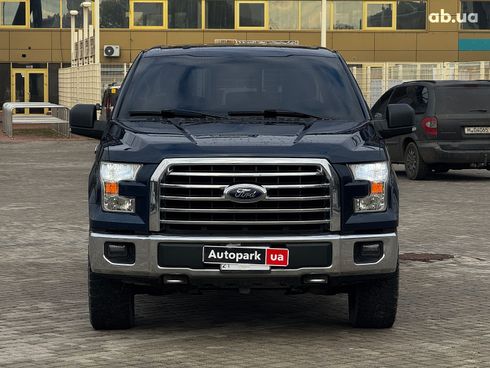 Ford f-150 2016 синий - фото 2
