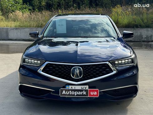 Acura TLX 2017 синий - фото 2