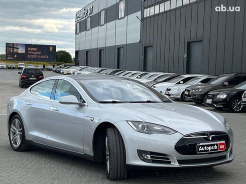 Tesla Model S 2013 серый - фото 3