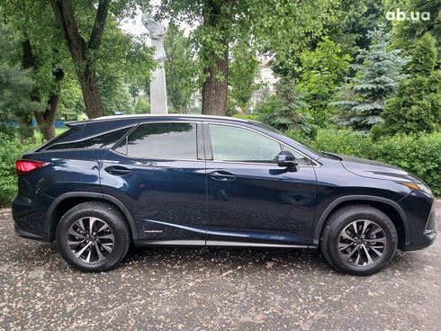 Lexus rx 450 h 2020 синий - фото 3