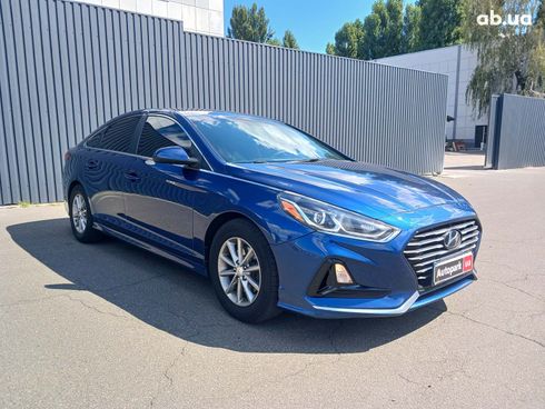 Hyundai Sonata 2018 синий - фото 3