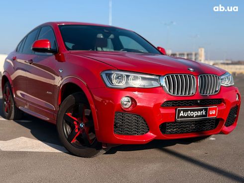 BMW X4 2017 красный - фото 6