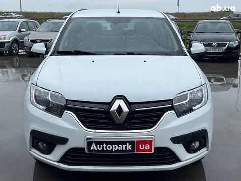 Renault Logan 2018 белый - фото 2