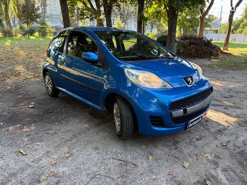 Peugeot 107 2010 синий - фото 3