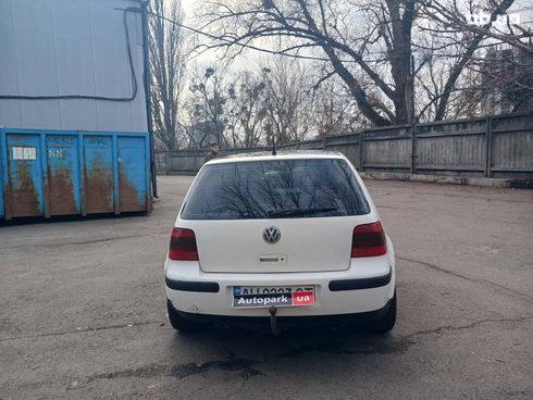 Volkswagen Golf 2001 белый - фото 6