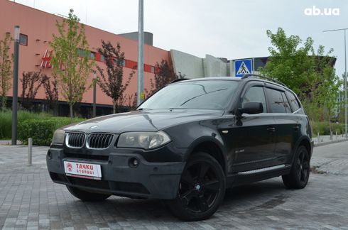 BMW X3 2005 черный - фото 1