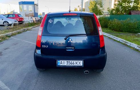 Mitsubishi Colt 2005 синий - фото 8