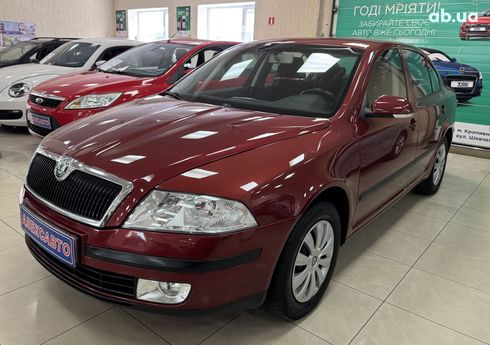 Skoda Octavia 2008 вишневый - фото 4