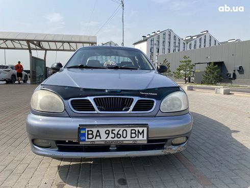 Daewoo Lanos 2008 серебристый - фото 2