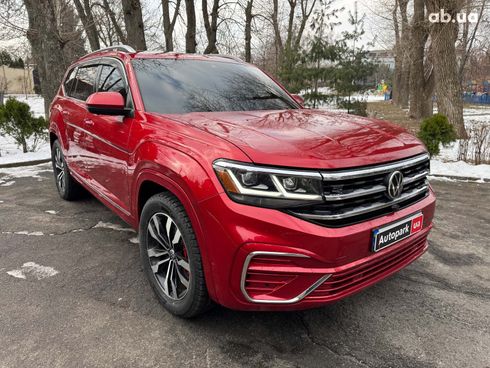 Volkswagen Atlas 2020 красный - фото 3