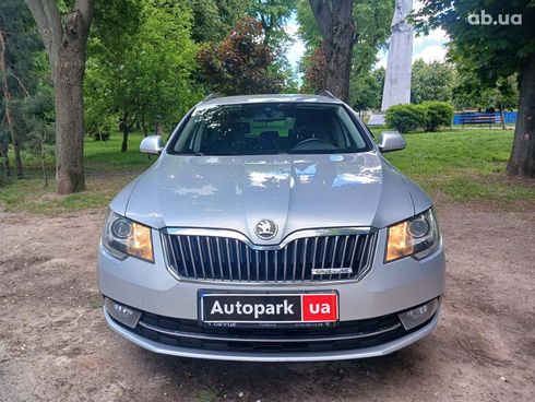 Skoda Superb 2013 серый - фото 2