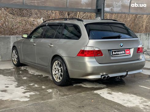 BMW 5 серия 2007 бежевый - фото 5