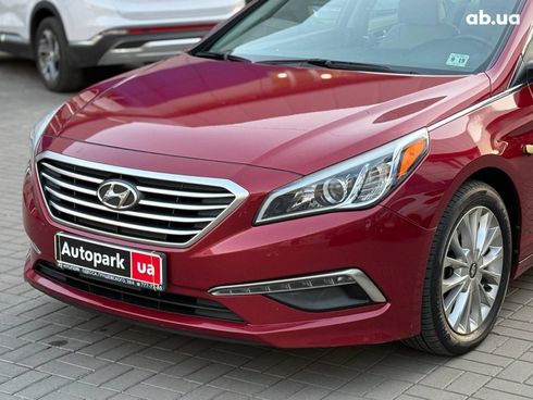 Hyundai Sonata 2014 красный - фото 7