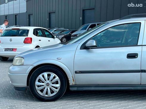 Opel Astra 2001 серый - фото 5