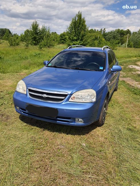 Chevrolet Nubira 2006 голубой - фото 4