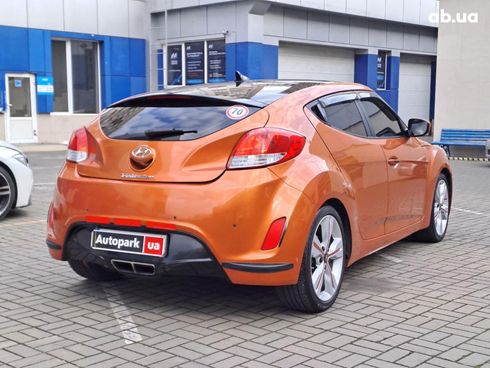 Hyundai Veloster 2016 оранжевый - фото 7