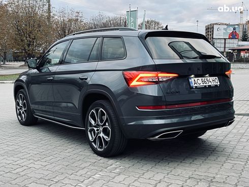 Skoda Kodiaq RS 2020 серый - фото 4