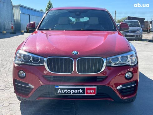BMW X4 2015 красный - фото 2