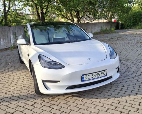 Tesla Model 3 2021 белый - фото 3