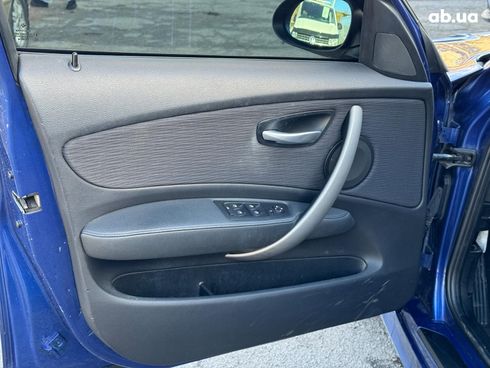 BMW 1 серия 2008 синий - фото 12