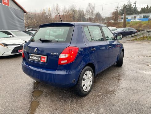 Skoda Fabia 2013 синий - фото 21