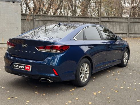 Hyundai Sonata 2018 синий - фото 5