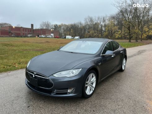 Tesla Model S 2015 серый - фото 4