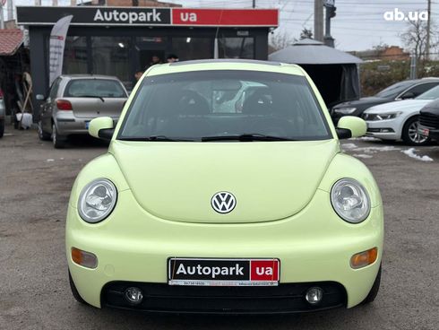 Volkswagen New Beetle 2001 зеленый - фото 2