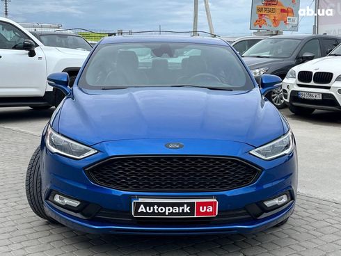 Ford Fusion 2017 синий - фото 2