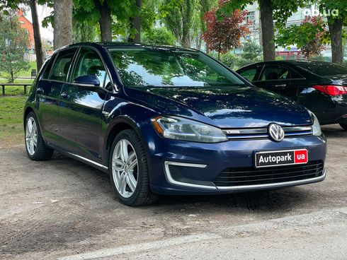 Volkswagen e-Golf 2017 синий - фото 3