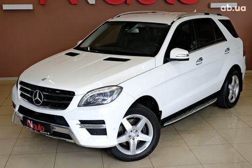 Mercedes-Benz M-Класс 2014 белый - фото 2