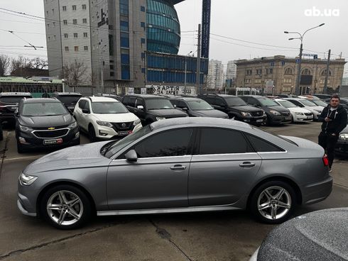 Audi A6 2016 серый - фото 3