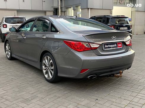 Hyundai Sonata 2014 серый - фото 7