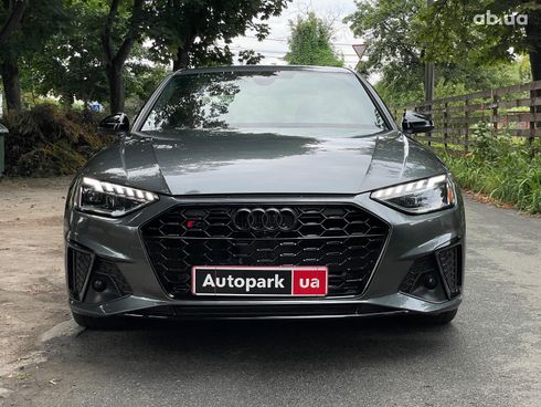 Audi S4 2022 серый - фото 2