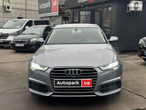 Audi A6 2016 серый - фото 2