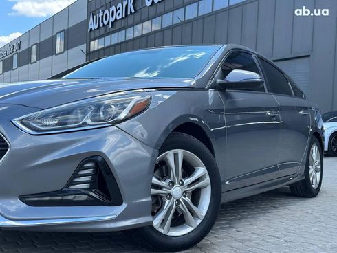 Hyundai Sonata 2018 серый - фото 3
