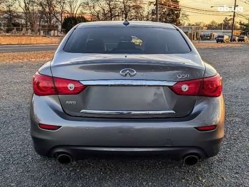 Infiniti Q50 2015 серый - фото 5