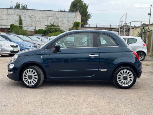 Fiat 500 2021 синий - фото 2