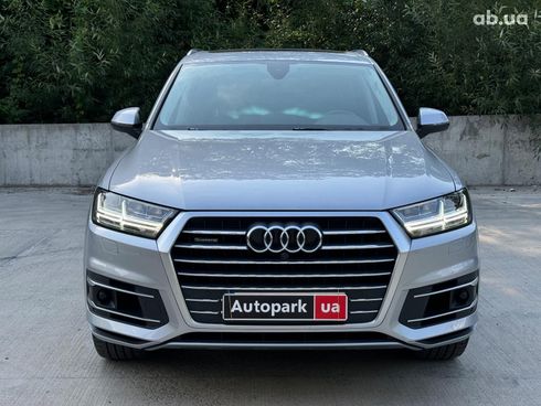 Audi Q7 2018 серый - фото 2