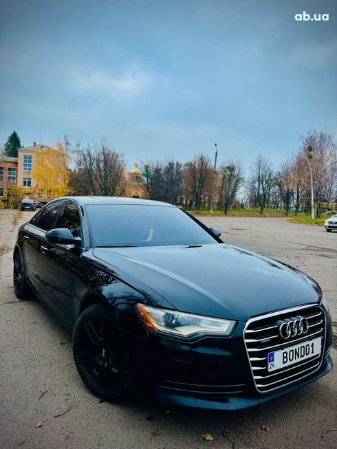 Audi A6 2013 черный - фото 2
