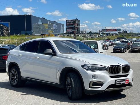 BMW X6 2015 белый - фото 2