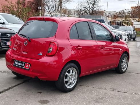 Nissan Micra 2014 красный - фото 7