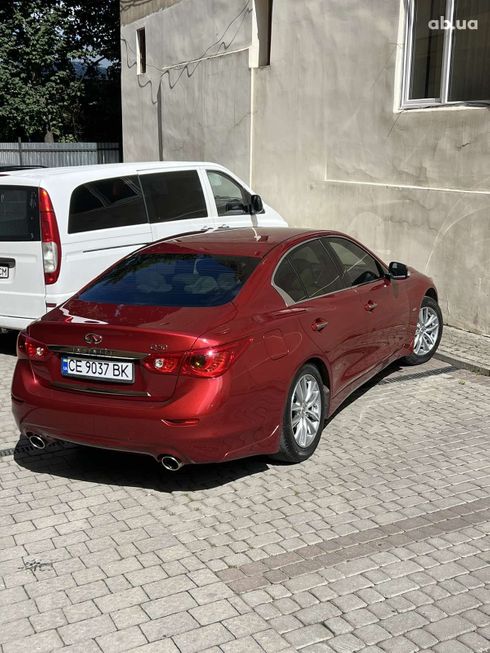 Infiniti Q50 2017 красный - фото 9