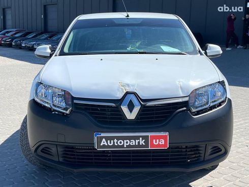 Renault Logan 2015 белый - фото 2