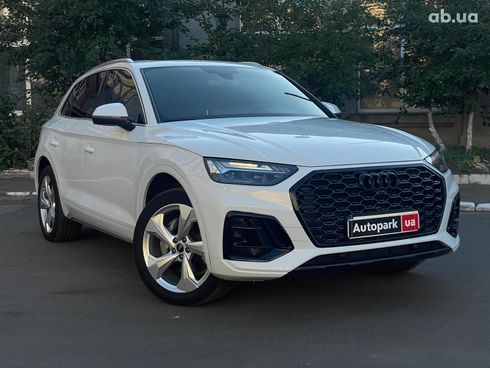 Audi Q5 2021 белый - фото 2