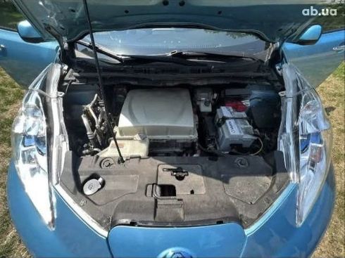 Nissan Leaf 2016 голубой - фото 13