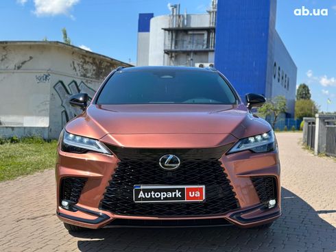 Lexus RX 2023 оранжевый - фото 51