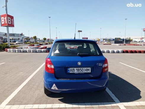 Skoda Fabia 2008 синий - фото 4